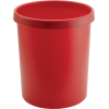 Papierkorb 30l H405xØ350mm m.Griffrand Ku.rot Papierkorb 30l H405xØ350mm m.Griffrand Ku.rot