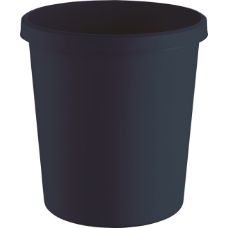Papierkorb 18l H331xØ315mm m.Griffrand Ku.schwarz-Beschreibung lesen
