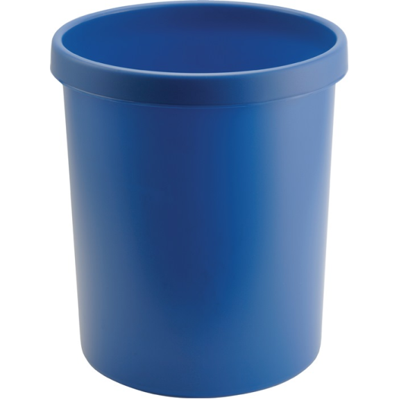 Papierkorb 30l H405xØ350mm m.Griffrand Ku.blau Papierkorb 30l H405xØ350mm m.Griffrand Ku.blau-Beschreibung lesen