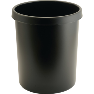 Papierkorb 30l H405xØ350mm m.Griffrand Ku.schwarz-Beschreibung lesen