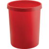 Papierkorb 45l H480xØ390mm m.Griffrand Kuntstoff rot Papierkorb 45l H480xØ390mm m.Griffrand Kuntstoff rot