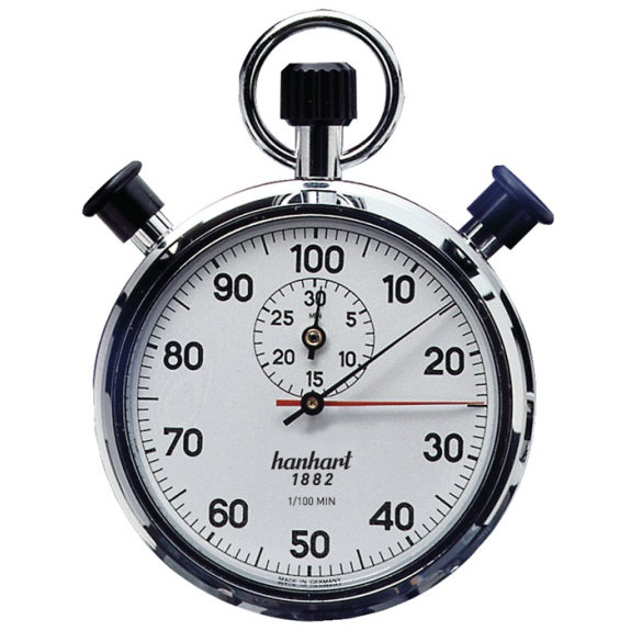 Stoppuhr 1/100 Min.30 Min.mech.CR-Beschreibung lesen