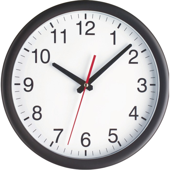 Horloge murale à quartz Ku.black D.300mm 1,5 V chiffres-Leggi tutto