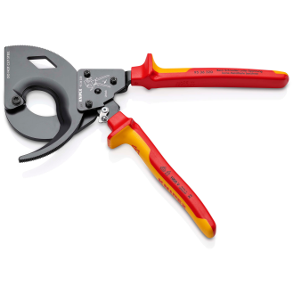 Kabelschneider Gesamt-L.320mm max.60 (600 mm²)mm pol.Mehrkomp.-Hüllen VDE-Beschreibung lesen