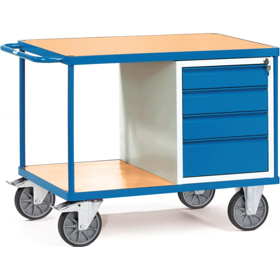 Werksttwagen H900xB1050xT700mm grau/blau Schubl.xH 1x105,2x120,1x180mm Werksttwagen H900xB1050xT700mm grau/blau Schubl.xH 1x105,2x120,1x180mm-Beschreibung lesen
