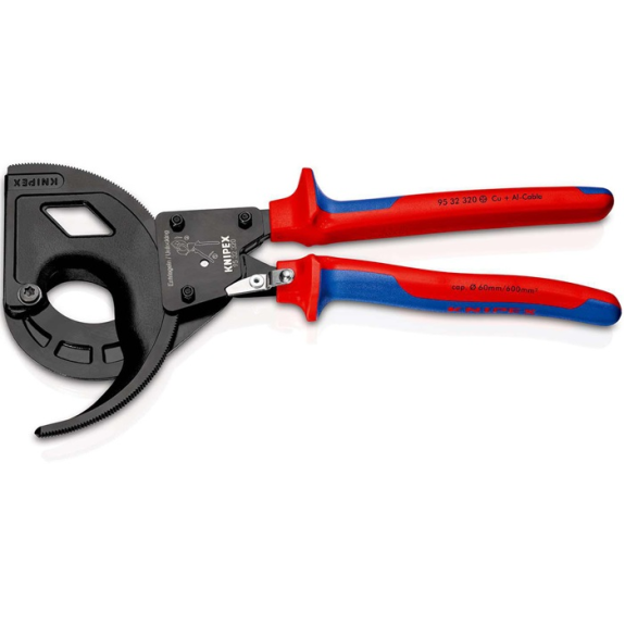 Kabelschneider 320 mm mit Mehrkomponenten-Hüllen-Beschreibung lesen