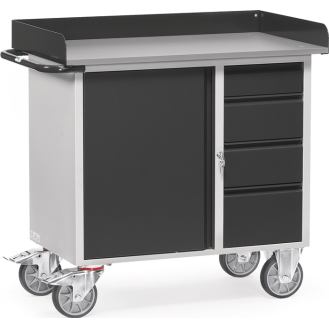 Werksttwagen H995xB1080xT590mm lichtgrau/grau Schubl.xH 1x105,2x160,1x210mm-Beschreibung lesen