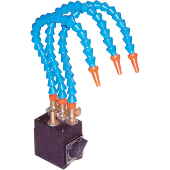 Kühlmittelschlauch mit Magentfuß und 2x Straler Ø6x340mm-Beschreibung lesen