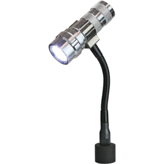 LED-Leuchte mit rundem Dauermagnet und Fuß Ø30x27mm, M4-Beschreibung lesen
