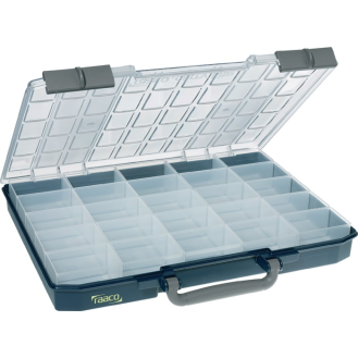 Sortimentskasten Carry Lite B415xT330xH57mm 25/1 Fächer blau-Beschreibung lesen