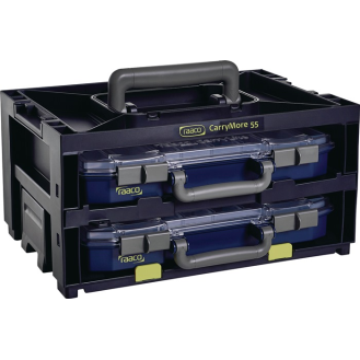 Sortimentskastentresor CarryMore 55 B386xT278xH195mm 16 je Koffer-Beschreibung lesen