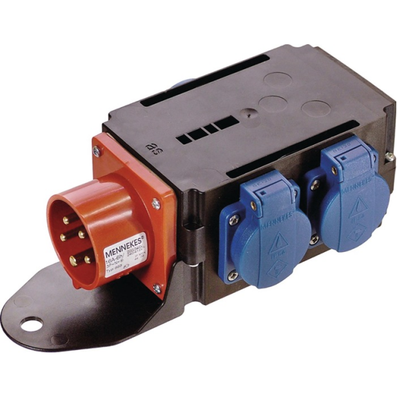 CEE-Adapter MIXO SAAR 1xCEE-Stecker 400V,16 A,5-polig IP44 AS-SCHWABE-Beschreibung lesen