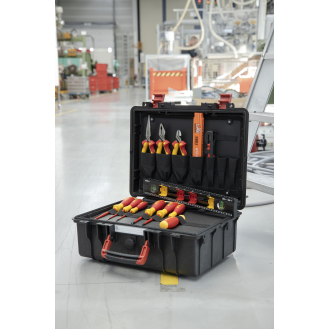 Werkzeugsortiment Basic Set L electric 45530 17-tlg.im Schutzkoffer-Beschreibung lesen