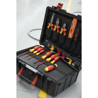 Werkzeugsortiment Basic Set L electric 45530 17-tlg.im Schutzkoffer-Beschreibung lesen