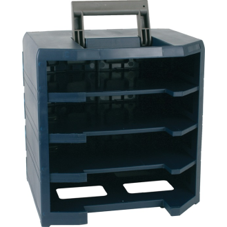 Sortimentskastentresor boxxser B347xT342xH305mm 4 Fächer unbestückt PP-Beschreibung lesen