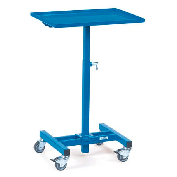 Pupitre d'atelier règlable, pour bacs en plastique Pupitre d'atelier règlable, pour bacs en plastique-Lire la description
