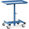 Merialständer Ladefl.-L605xB405mm verstellb.H.524-774mm brillantblau fahrbar