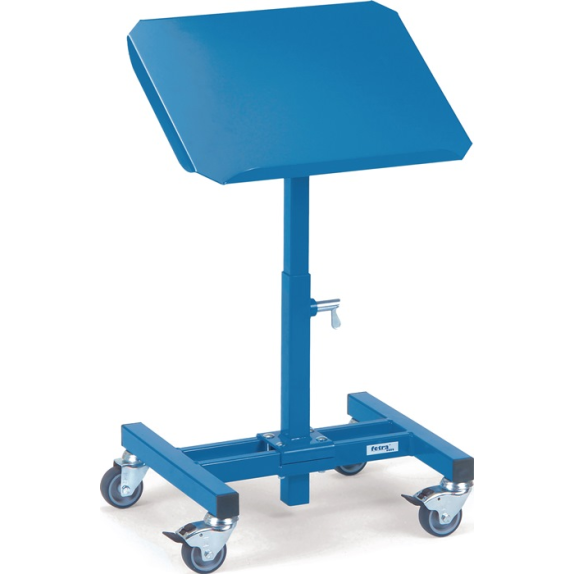 Merialständer Ladefl.-L510xB410mm verstellb.H.500-775mm brillantblau fahrbar-Beschreibung lesen