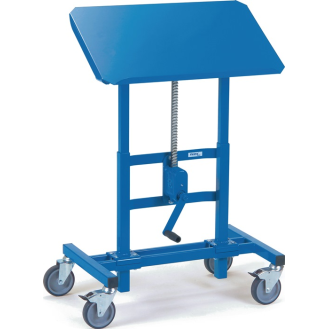Merialständer Ladefl.-L750xB450mm verstellb.H.655-1025mm brillantblau fahrbar-Beschreibung lesen