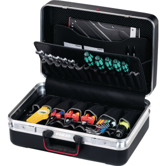 Schalkof CLASSICAllro B460xT190xH310mm Dop-Alu 27l X-ABS-Ku.Wkz.tafel u.Abdeckp.-Beschreibung lesen
