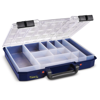 Sortimentskasten CarryLite 55 4x8-10 B337xT278xH57mm 10 Fächer blau-Beschreibung lesen