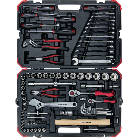 Steckschlüssel-/Handwerkzeugkoffer R4600 3100 100-tlg.SW 4-32mm-Beschreibung lesen