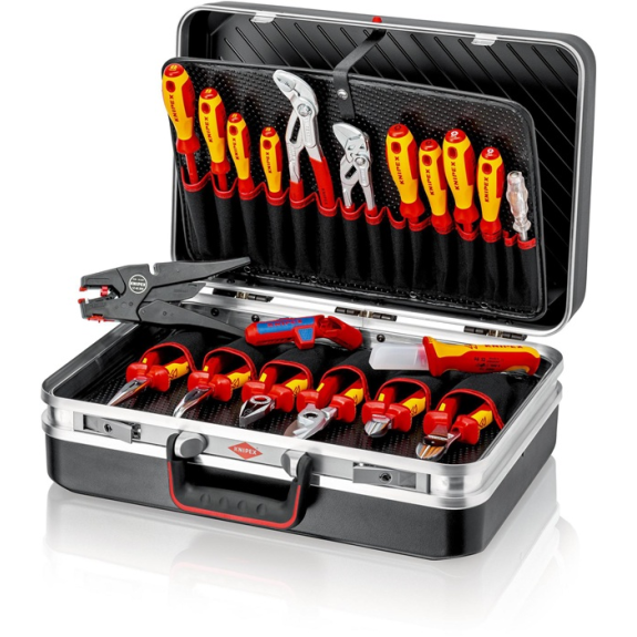 Mallette à outils Mallette de 20 pièces pour installation électrique en matériau ABS-Lire la description
