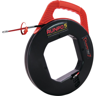 Kabeleinziehgerät RUNPO 5 Band-L.30m Biege-R.15mm Kabel-D.5,m-Beschreibung lesen
