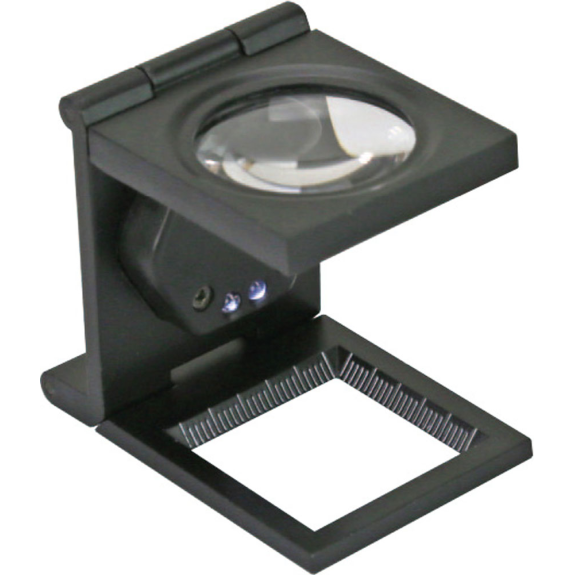 Compteur de fil de précision avec éclairage LED 10 dioptries 0-25mm-Leggi tutto