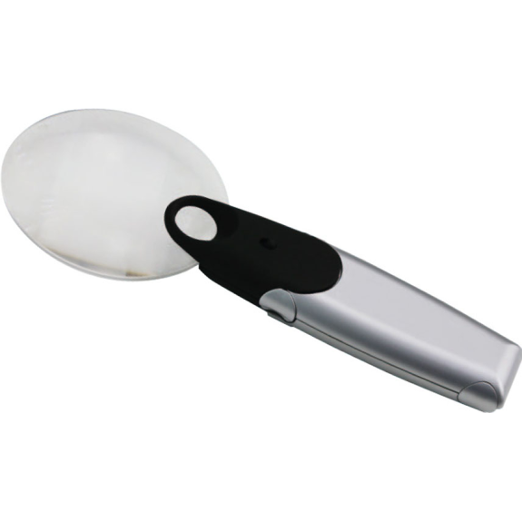 Beleuchtungslupe mit 2 LED-Leuchten und zusammenklappbar und 2+6 Dioptrien-Beschreibung lesen