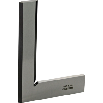 Präzisions-Haarwinkel mit 2 Haarmesskannten 150x100mm, Schwarz brüniert-Beschreibung lesen
