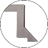 Zentrierwinkel mit mm-Teilung 150x130mm aus Aluminiumlegierung Zentrierwinkel mit mm-Teilung 150x130mm aus Aluminiumlegierung