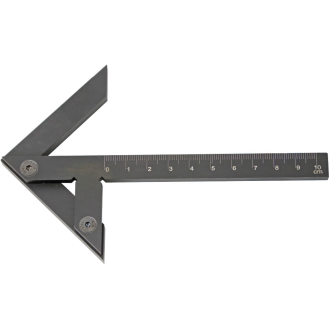 Zentrierwinkel mit mm-Teilung 150x130mm aus Aluminiumlegierung-Beschreibung lesen