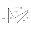 Kontrollwinkel flach aus Normalstahl 75x50mm DIN 875/1 Kontrollwinkel flach aus Normalstahl 75x50mm DIN 875/1