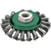 Zopfkegekbürste D.100mm Gew.Drahtstärke 0,5mm VA 12mm 15000min-¹ Zopfkegekbürste D.100mm Gew.Drahtstärke 0,5mm VA 12mm 15000min-¹