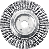 Rundbürste D.125mm Bohr.Drahtstärke 0,5mm STA 6mm 15000min-¹