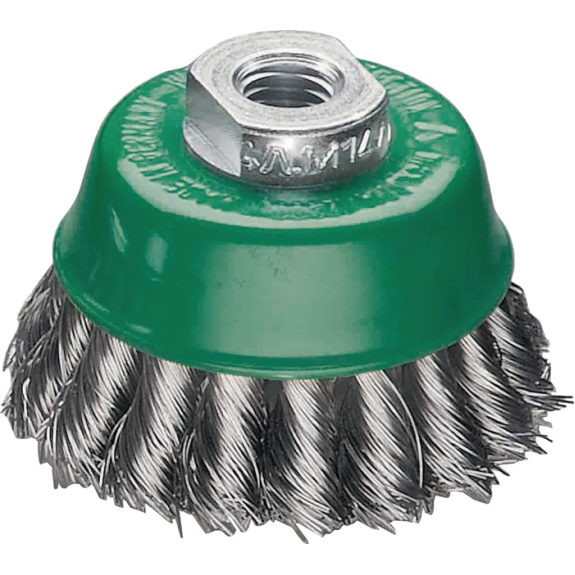 Brosse boisseau D.65mm épaisseur fil 0,5mm VA 12500min-¹-Leggi tutto