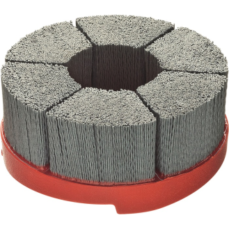 Tellerbürste HFB D.75mm Bohr.SiC Schleifborsten K.120 3600min-¹-Beschreibung lesen