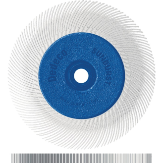 Radialbürste Sunburst Ø152xB150x25,4mm 120 Form DISC RA Alox/Korund-Beschreibung lesen