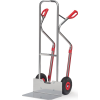 Stapelkarre m.Kufen H.1300mm Schaufel-L300xB480mm Trgf.200 kg alufarben