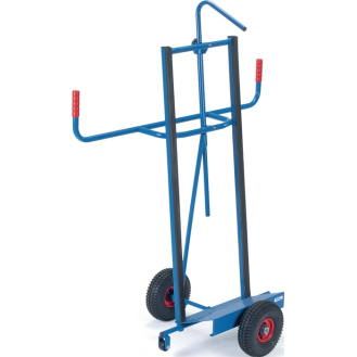 Pltenkarre Trgf.400kg H.1450mm Aufl.-L500xB200mm Bereif.Vollgummi brillantblau-Beschreibung lesen