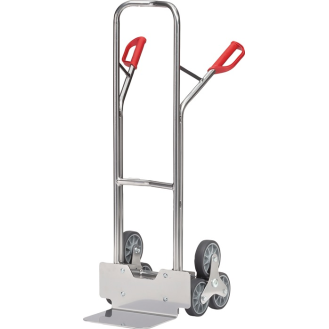 Treppenkarre H.1300mm Schaufel-Gr.L250xB320mm Alu.3armiger Radstern-Beschreibung lesen