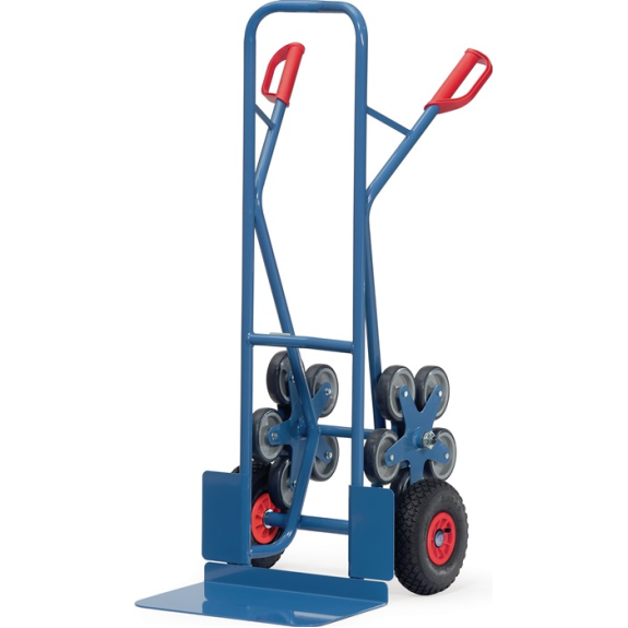 Carretilla de escalera H.1300mm Pala L300xW480mm STA Neumáticos/Estrella de 5 brazos-Leer más
