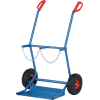 Stahlflaschenkarre f.Flascheninhalt 2x20l Luft-Bereifung Trgf.100kg Stahlflaschenkarre f.Flascheninhalt 2x20l Luft-Bereifung Trgf.100kg