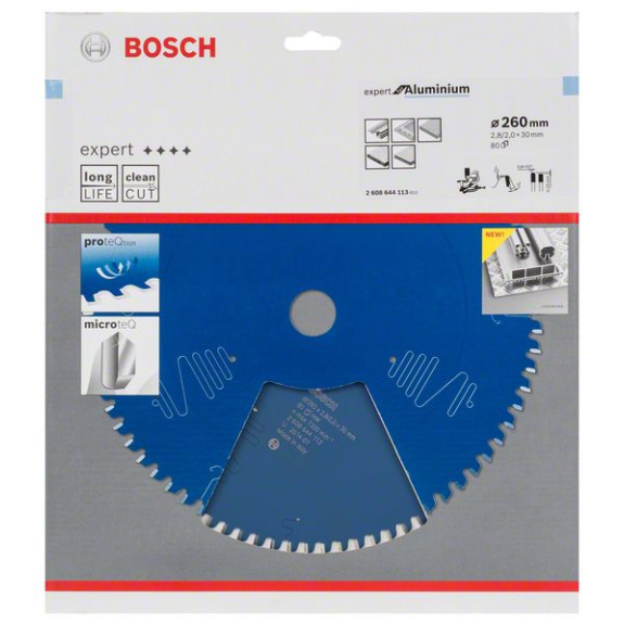 Kreissägeblt AD 260mm Z.80 HLTCG Bohr.30mm Schnitt-B.2,8mm HM-Beschreibung lesen