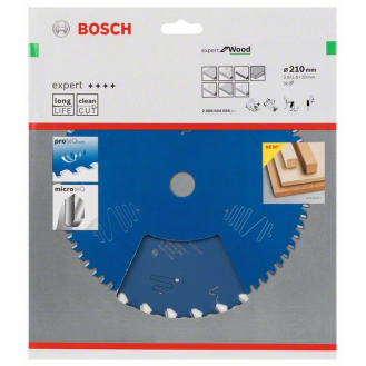 Kreissägeblt Expert for Wood AD 210mm Z.30 WZ Bohr.30mm Schnitt-B.2,8mm-Beschreibung lesen