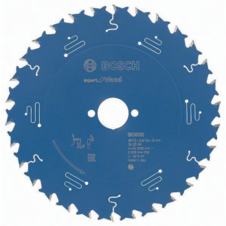 Kreissägeblt Expert for Wood AD 210mm Z.30 WZ Bohr.30mm Schnitt-B.2,8mm-Beschreibung lesen