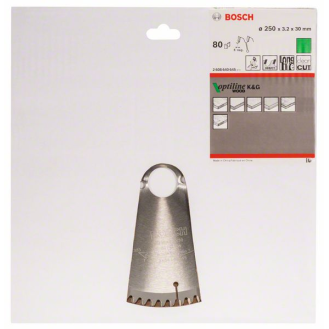 Kreissägeblt AD 250mm Z.80 WZ/N Bohr.30mm Schnitt-B.3,2mm HM-Beschreibung lesen
