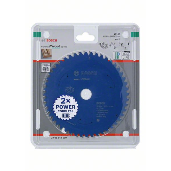 Kreissägeblt Expert for Wood AD 165mm Z.48 WZ Bohr.20mm Schnitt-B.1,5mm Kreissägeblt Expert for Wood AD 165mm Z.48 WZ Bohr.20mm Schnitt-B.1,5mm-Beschreibung lesen