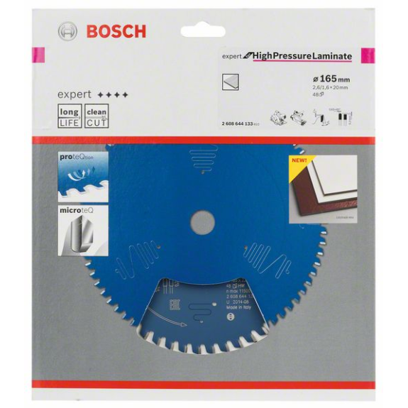 Kreissägeblt AD 165mm Z.48 HLTCG Bohr.20mm Schnitt-B.2,6mm-Beschreibung lesen